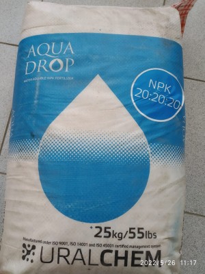 Удобрение Aqua Drop 20-20-20 25 кг (Тукосмесь)